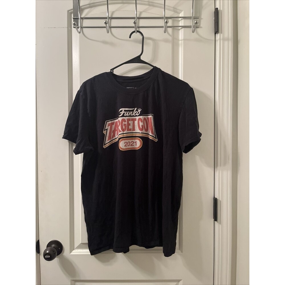 Funko Target Con 2021 Men's Short Sleeve T-Shirt Crewneck Size L Black